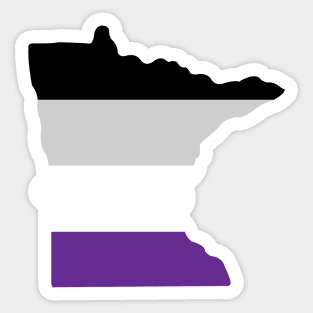 Minnesota Asexual Pride Sticker